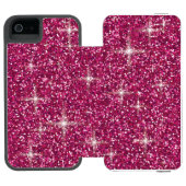 Coque Portefeuille Incipio Pour iPhone parties scintillant irisée rose (Folio Ouvert)