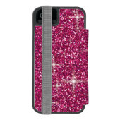 Coque Portefeuille Incipio Pour iPhone parties scintillant irisée rose (Folio Dos)