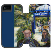 Coque Portefeuille Incipio Pour iPhone Passionnés Jouer dans le parc, New York (Folio Ouvert)