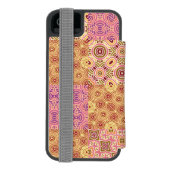 Coque Portefeuille Incipio Pour iPhone Patchwork Géométrique Rétro (Folio Dos)