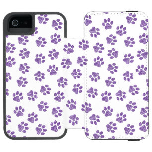 Coque-portefeuille iPhone 5 Incipio Watson™ Patrouilles de Doodle, Paws de Chien, Paws De Purp
