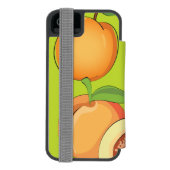 Coque Portefeuille Incipio Pour iPhone Peach Pattern 4 (Folio Dos)