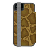 Coque Portefeuille Incipio Pour iPhone Peau de serpent, motif de reptile (Folio Dos)
