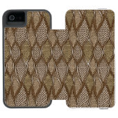 Coque Portefeuille Incipio Pour iPhone Peau de serpent stylisée (Folio Ouvert)