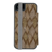 Coque Portefeuille Incipio Pour iPhone Peau de serpent stylisée (Folio Dos)