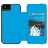 Coque Portefeuille Incipio Pour iPhone Pêche d'ours en rivière - Montana (Folio Ouvert)