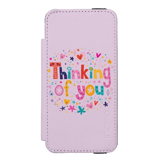 Coque Portefeuille Incipio Pour iPhone Pensée à vous (Folio Devant)