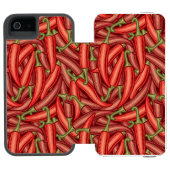 Coque Portefeuille Incipio Pour iPhone Poivrons de piment (Folio Ouvert)