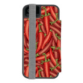 Coque Portefeuille Incipio Pour iPhone Poivrons de piment (Folio Dos)