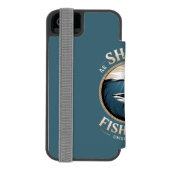 Coque Portefeuille Incipio Pour iPhone Requin & Pêcheur (Folio Dos)