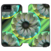 Coque Portefeuille Incipio Pour iPhone Requin spiral par Kenneth Yoncich (Folio Ouvert)