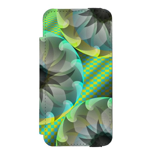 Coque Portefeuille Incipio Pour iPhone Requin spiral par Kenneth Yoncich (Folio Devant)