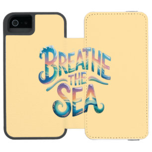 Coque-portefeuille iPhone 5 Incipio Watson™ Respire la mer