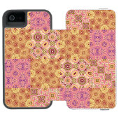 Coque Portefeuille Incipio Pour iPhone Retro Geometric Patchwork  (Folio Ouvert)
