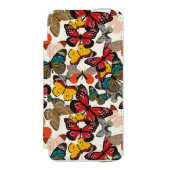 Coque Portefeuille Incipio Pour iPhone Rétro motif floral 2 (Folio Devant)