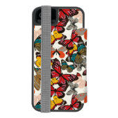 Coque Portefeuille Incipio Pour iPhone Rétro motif floral 2 (Folio Dos)