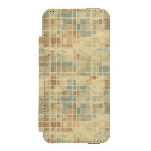 Coque Portefeuille Incipio Pour iPhone Rétro motif géométrique 2 (Folio Devant)