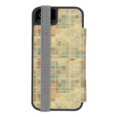 Coque Portefeuille Incipio Pour iPhone Rétro motif géométrique 2 (Folio Dos)