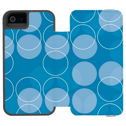 Coque Portefeuille Incipio Pour iPhone Rétros cercles (Folio Ouvert)