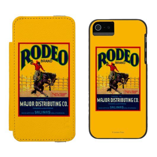 Coque Portefeuille Incipio Pour iPhone Rodéo LabelSalinas végétal, CA (Côté par côté)