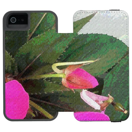 Coque Portefeuille Incipio Pour iPhone Rose Chaud (Folio Ouvert)