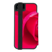 Coque Portefeuille Incipio Pour iPhone Rose rouge romantique v2 (Folio Dos)