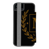 Coque Portefeuille Incipio Pour iPhone "Royal NMKY Emblem – Monogram M Crest Design" (Folio Dos)