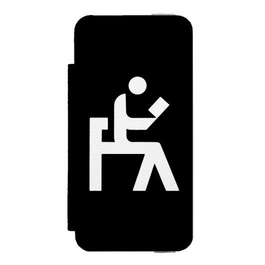 Coque Portefeuille Incipio Pour iPhone Salle de lecture de bibliothèque (Folio Devant)