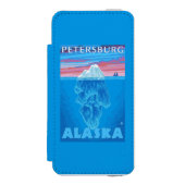Coque Portefeuille Incipio Pour iPhone Section transversale d'iceberg - Pétersbourg, (Folio Devant)