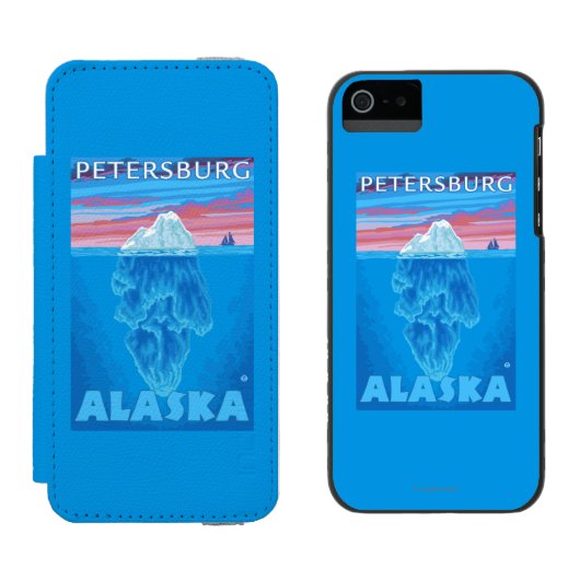 Coque Portefeuille Incipio Pour iPhone Section transversale d'iceberg - Pétersbourg, (Côté par côté)
