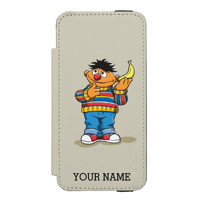 Coque Portefeuille Incipio Pour iPhone Sesame Street - Ernie's Bananas| Ajouter votre nom (Folio Devant)