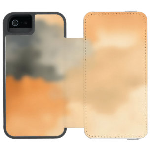 Coque-portefeuille iPhone 5 Incipio Watson™ Silence Doré