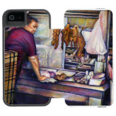 Coque Portefeuille Incipio Pour iPhone Singapour embrassé par le soleil (Folio Ouvert)