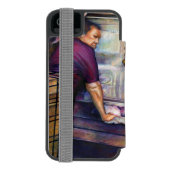 Coque Portefeuille Incipio Pour iPhone Singapour embrassé par le soleil (Folio Dos)