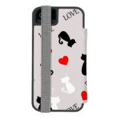 Coque Portefeuille Incipio Pour iPhone Smartphone case with cats (Folio Dos)