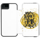 Coque Portefeuille Incipio Pour iPhone Sourire (Folio Ouvert)