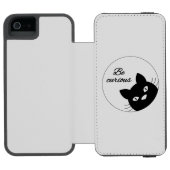 Coque Portefeuille Incipio Pour iPhone Soyez curieux (Folio Ouvert)