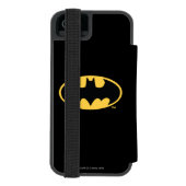 Coque Portefeuille Incipio Pour iPhone Symbole Batman | Logo ovale (Folio Dos)