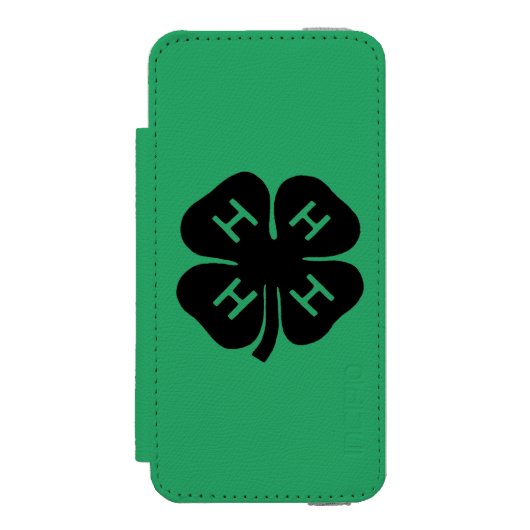 Coque Portefeuille Incipio Pour iPhone Symbole : club 4-H (Folio Devant)