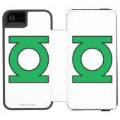Coque Portefeuille Incipio Pour iPhone Symbole de lanterne verte (Folio Ouvert)