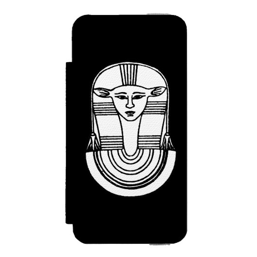 Coque Portefeuille Incipio Pour iPhone Symbole égyptien : Hathor (Folio Devant)