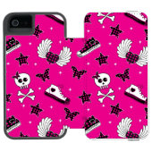 Coque Portefeuille Incipio Pour iPhone Symboles d'Emo (Folio Ouvert)