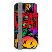 Coque Portefeuille Incipio Pour iPhone tapis souri (Folio Dos)