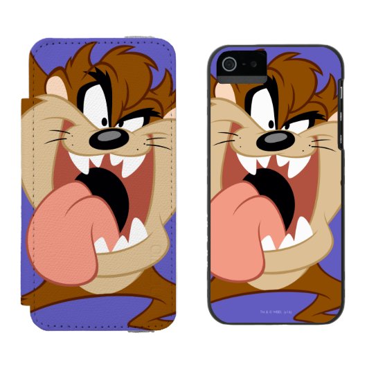 Coque Portefeuille Incipio Pour iPhone TAZ™| Sticking Out (Côté par côté)