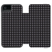Coque Portefeuille Incipio Pour iPhone Texture en acier cloutée (Folio Ouvert)