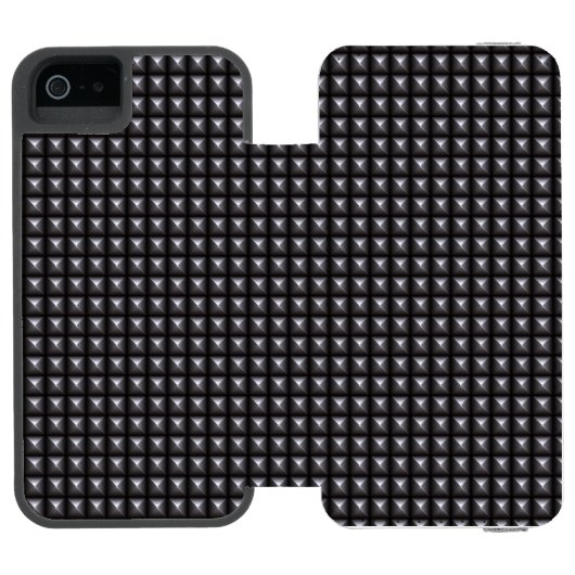 Coque Portefeuille Incipio Pour iPhone Texture en acier cloutée (Folio Ouvert)