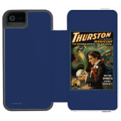 Coque Portefeuille Incipio Pour iPhone Thurston le grand magicien jugeant le crâne (Folio Ouvert)