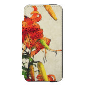 Coque Portefeuille Incipio Pour iPhone Tigre d'Aquarelle orange Lily 1 (Folio Devant)