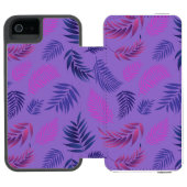 Coque Portefeuille Incipio Pour iPhone Tropical Leaves Pattern 19 (Folio Ouvert)