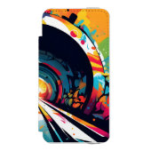 Coque Portefeuille Incipio Pour iPhone Tunnel Avec Graffiti Art (Folio Devant)